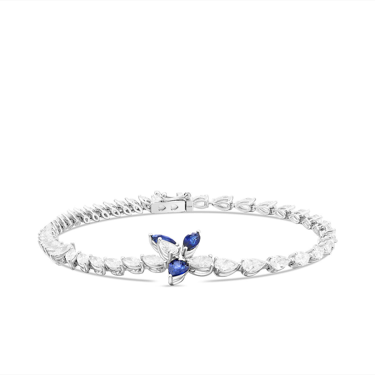 6,80 ct. Diamant-Saphir-Armband