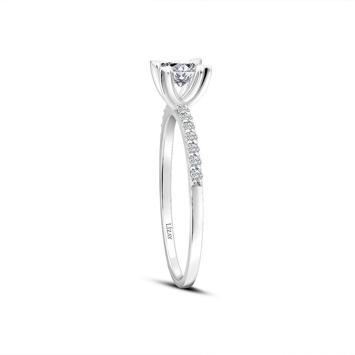 0,42 ct. Diamant-Solitär-Verlobungsring