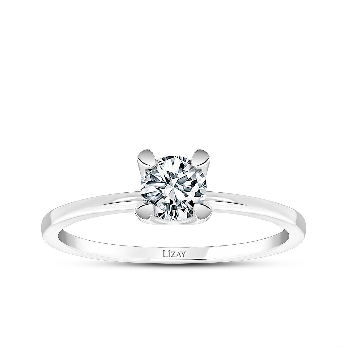 0,50 ct. Diamant-Solitär-Verlobungsring