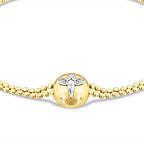 Gold Angel Charm Trendy Bracelet