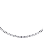 4.00 ct. Diamant Halb Tennis Halskette