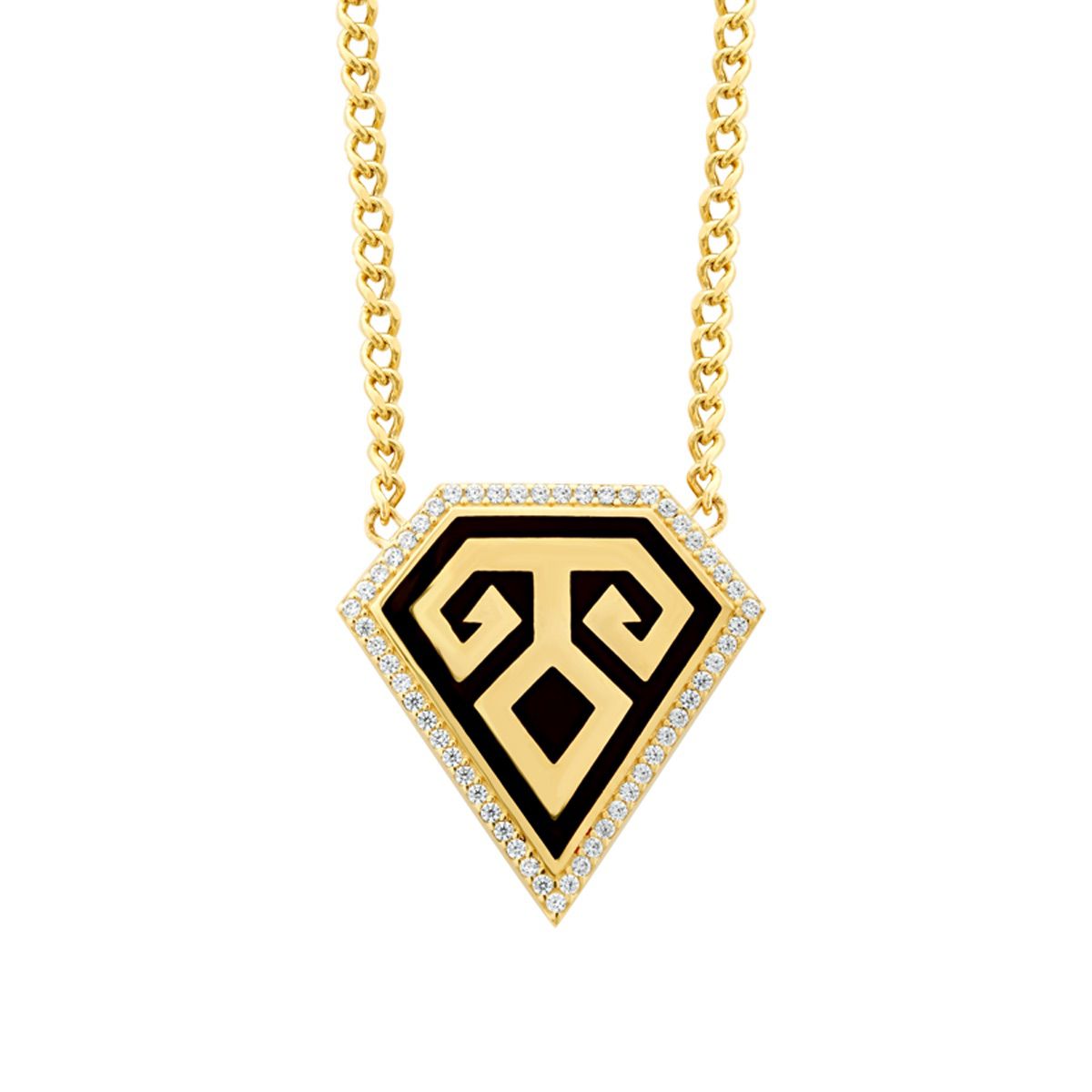 Gold Trend Halskette mit Elibelinde-Motiv