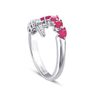 1,15 Carat Diamond Ruby Ring