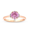 0,98 Carat Diamond Pink Sapphire Ring