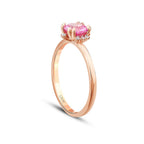 0,98 Carat Diamond Pink Sapphire Ring
