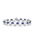 11,49 Carat Diamond Sapphire Bracelet