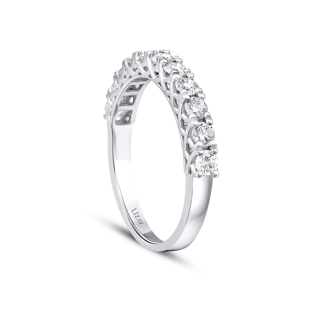 0,70 Carat Diamond Half-Eternity Ring