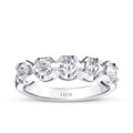 0,65 Carat Diamond Half-Eternity Ring