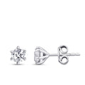 0,50 Carat Diamond Solitaire Earrings