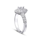 1,07 Carat Diamond Pear Ring