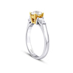1,29 Carat Diamond Fancy Baguette Ring