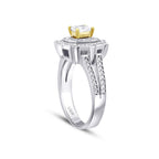 0,99 Carat Diamond Fancy Princess Ring