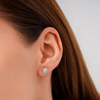 0,64 Carat Diamond Solitaire Earrings