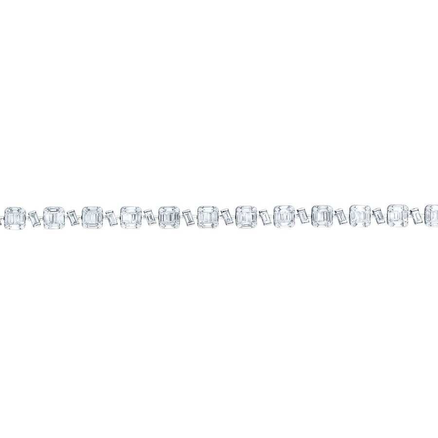 3.63 ct. Diamant Baguette Armband