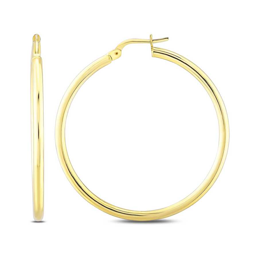 Creolen-Ohrringe aus Gold