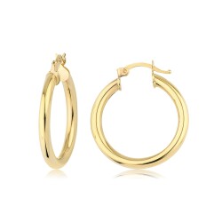 Dainty Gold Small Classic Hoop Earrings