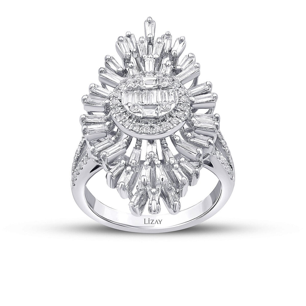 1,20 Carat Diamond Baguette Ring