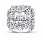 2,44 Carat Diamond Baguette Ring
