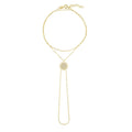 Gold Sonnen-Handkettenarmband