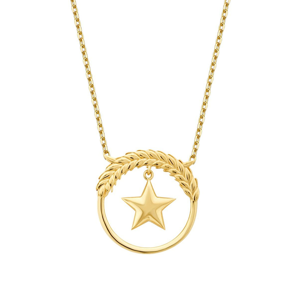 Gold Stern Trend Halskette