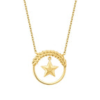 Gold Stern Trend Halskette