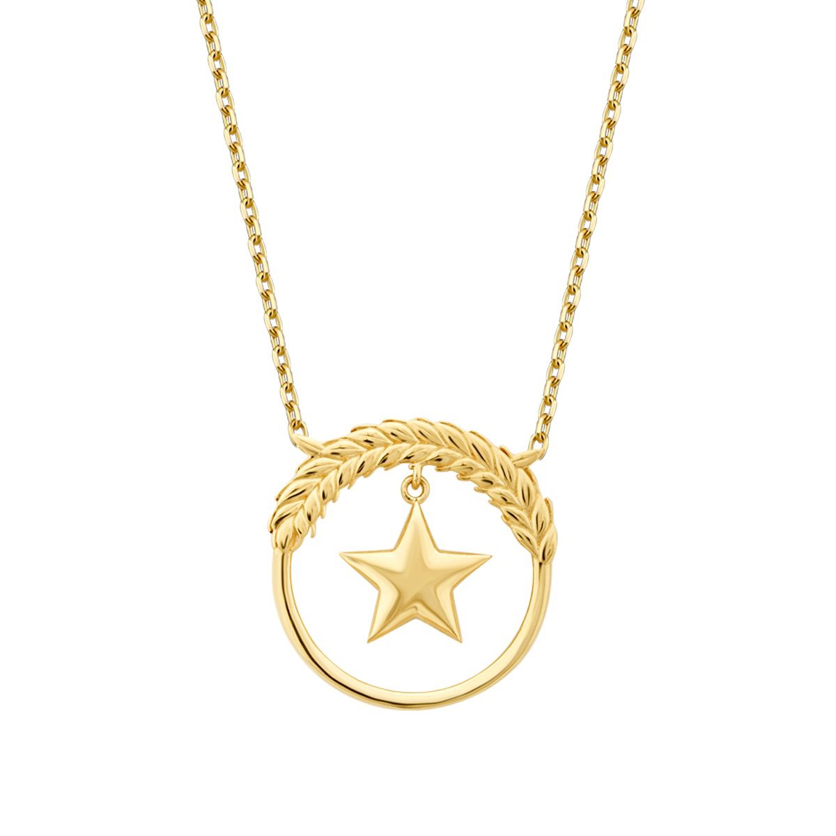 Gold Stern Trend Halskette