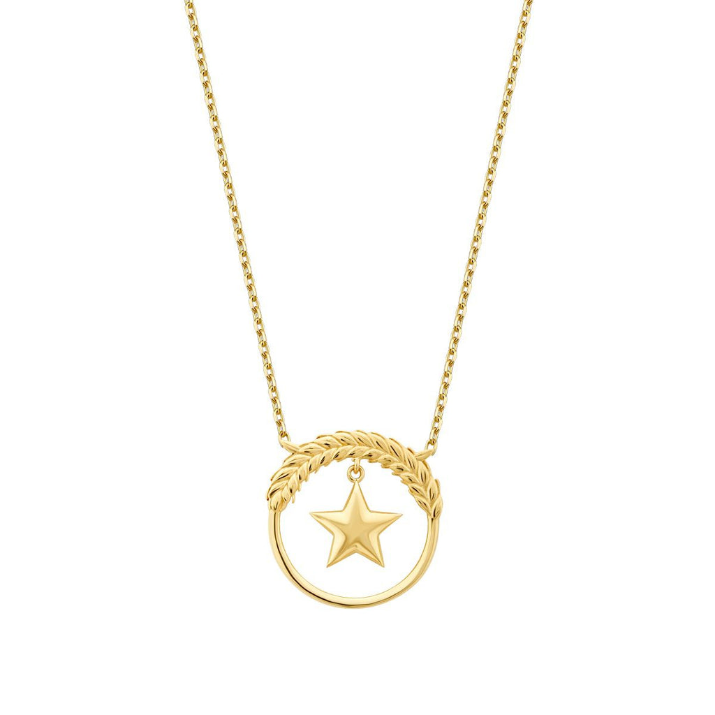 Gold Stern Trend Halskette