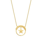 Gold Stern Trend Halskette