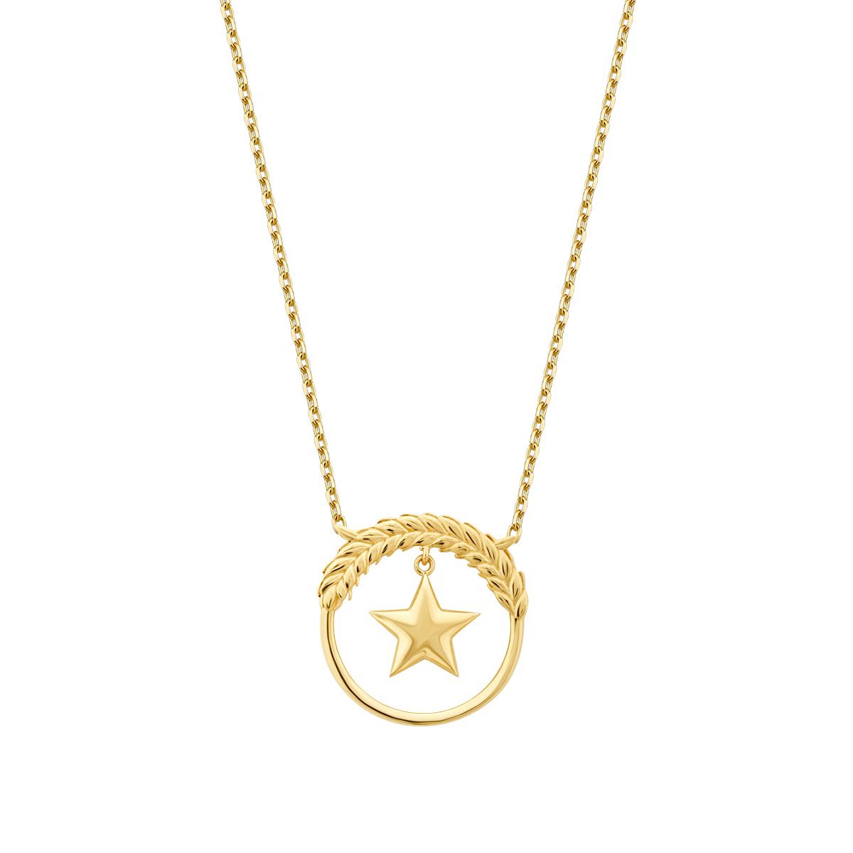 Gold Stern Trend Halskette