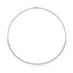 10,15 ct. Diamant Tennis Collier