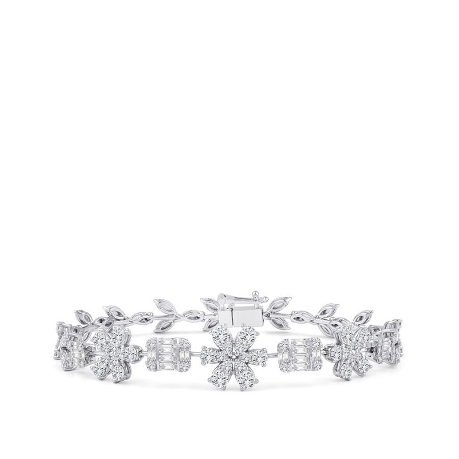 3,89 ct. Diamant Baguette Armband