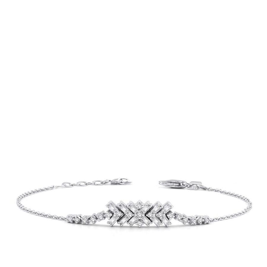 0.29 ct. Diamant Baguette Armband