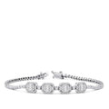 0,66 ct. Diamant Baguette Armband