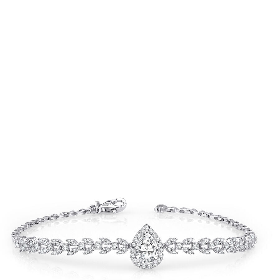 Trend-Armband mit Tropfen-Design aus Gold