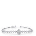 Trend-Armband mit Tropfen-Design aus Gold