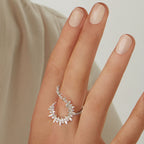 0.68 ct. Diamant Baguette Ring