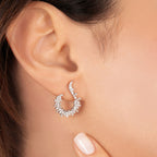 0,88 ct. Diamant Baguette Ohrringe