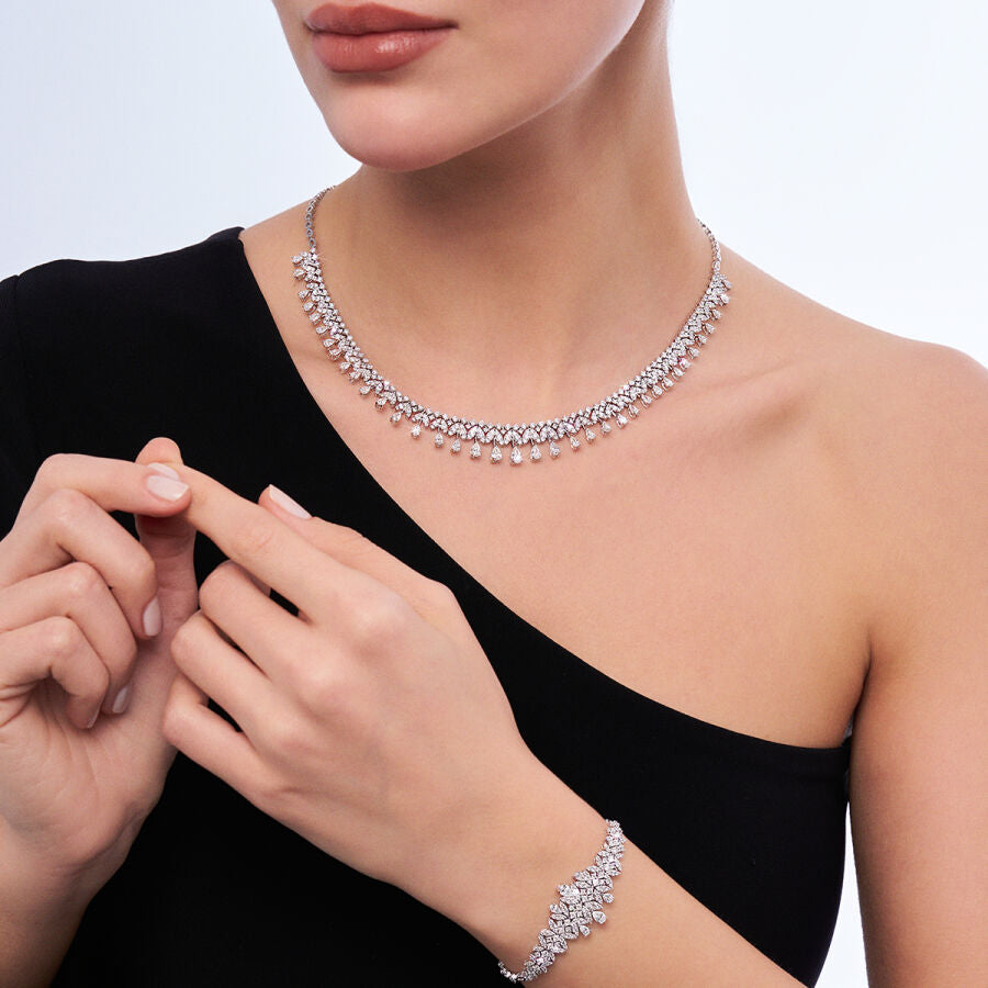 9.33 ct. Diamant Halskette