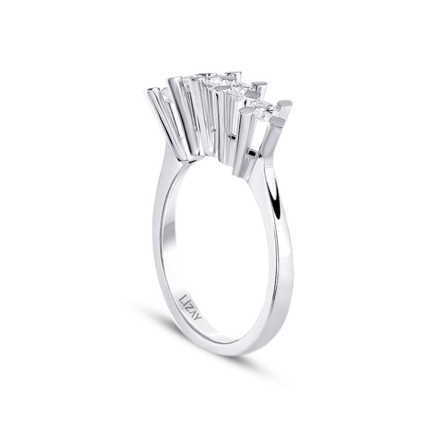 0.50 ct. Diamant Fünf-Stein Ring