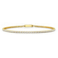 Klassisches Tennisarmband aus Gold