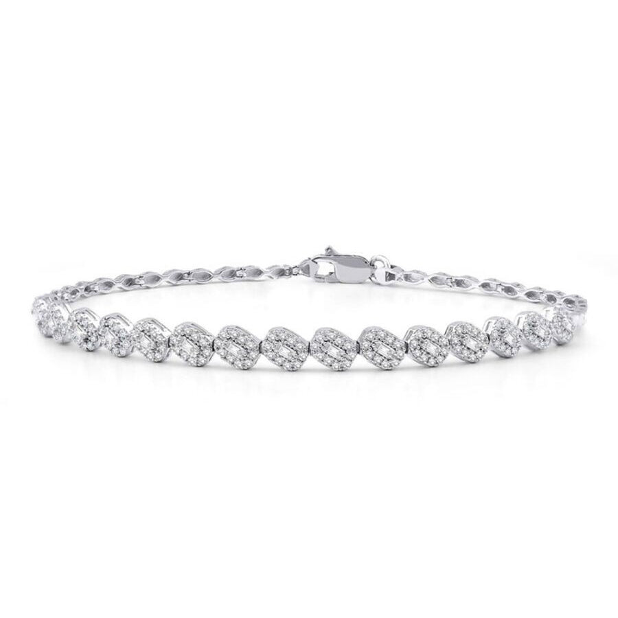 Baguette-Armband aus Gold
