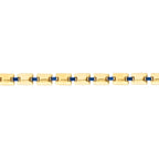 Gold Emaille Rechteckig Armband