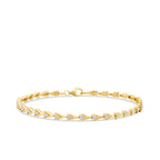 Gold Geometrisch V-Förmig Armband