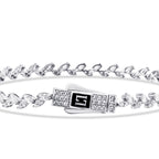 Gold Stein Armband mit Verschluss 
