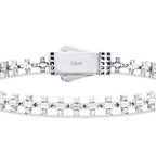 Gold Baguette Armband mit Stein