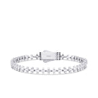 Gold Baguette Armband mit Stein