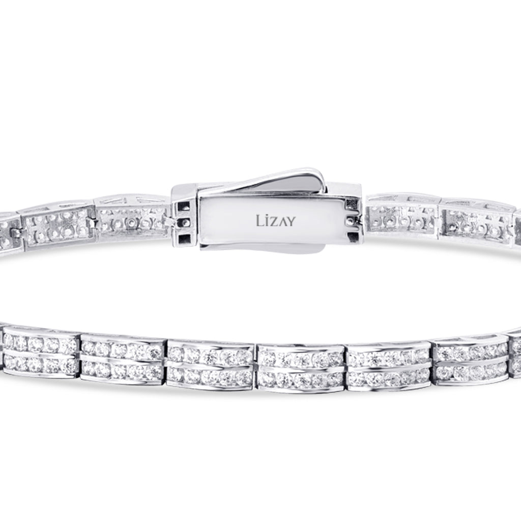 Gold Armband mit Stein
