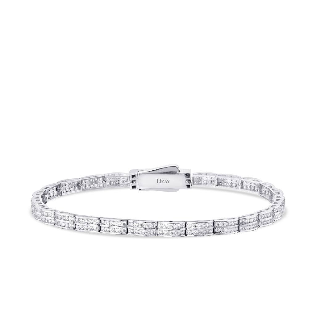 Gold Armband mit Stein