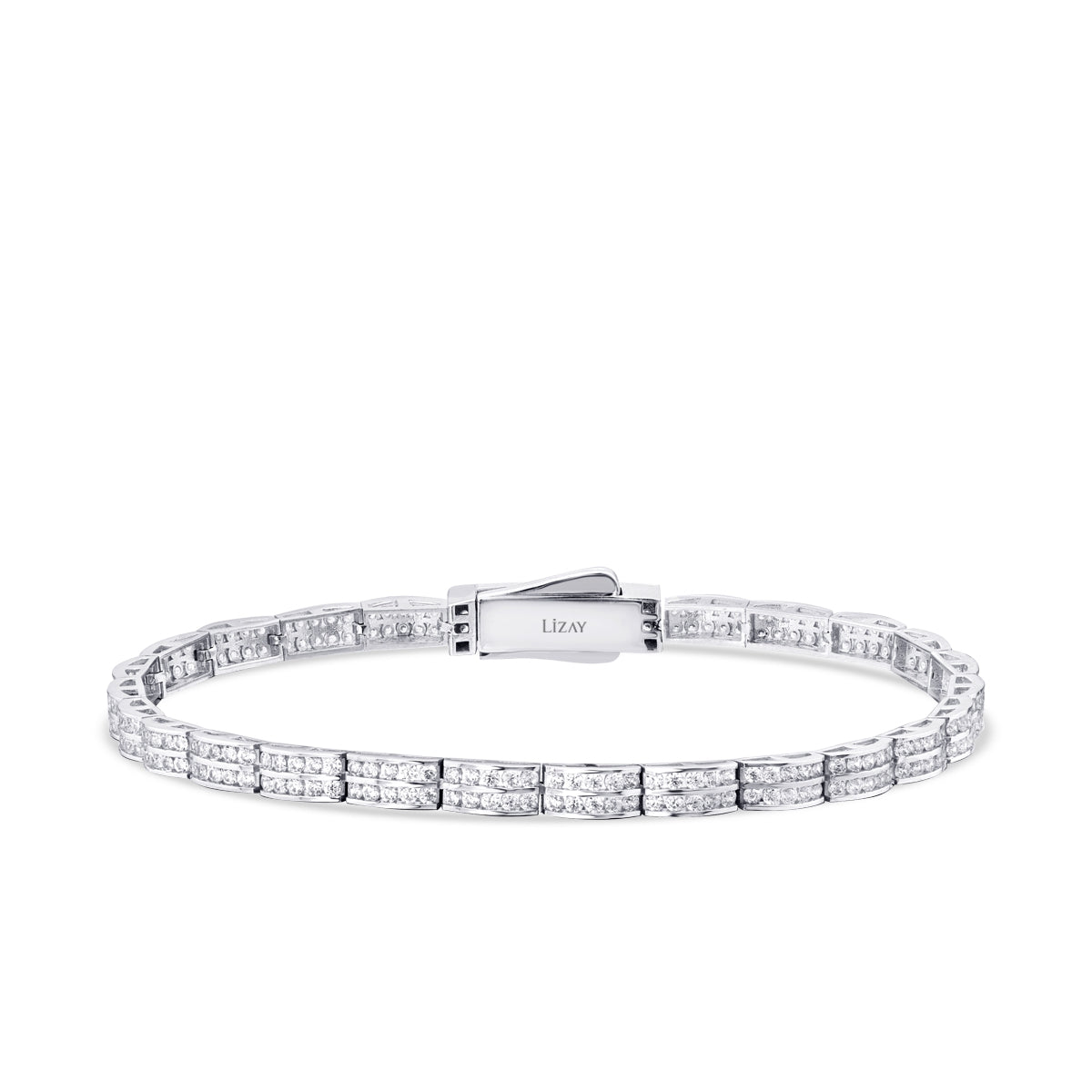 Gold Armband mit Stein