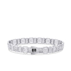 Gold Baguette Armband mit Stein